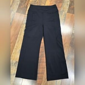 Skechers Go Walk Flare Cropped Athletic Pants w/ Pockets Sz. S